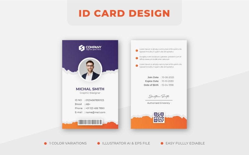 Template #219225 Id Business Webdesign Template - Logo template Preview