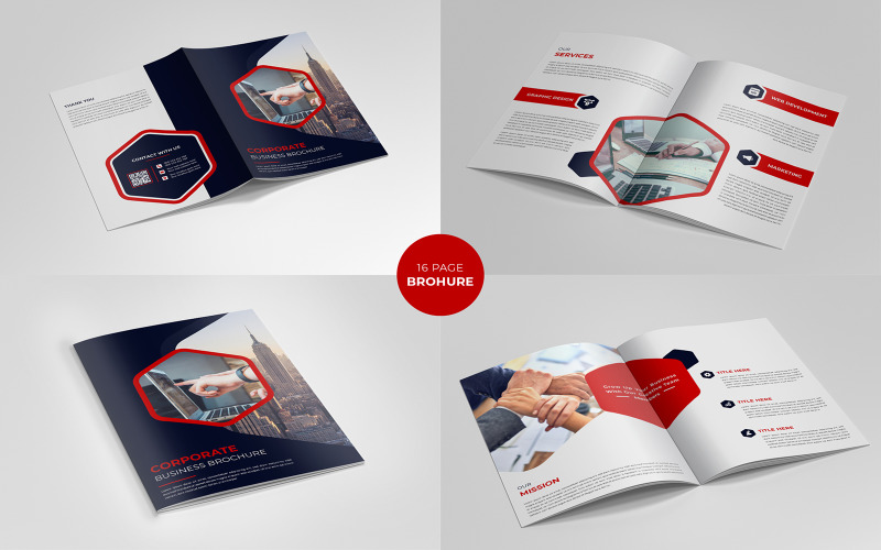 Company Profile Brochure Template Layout Design Minimal Professional Brochure Design Template Corporate Identity
