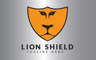 Lion Shield Logo, Brave Logo Design