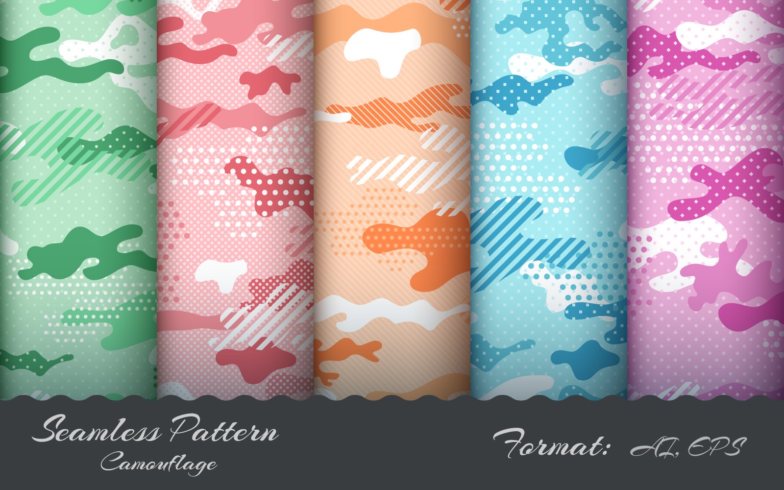 Kit Graphique #219385 Pattern Vert Web Design - Logo template Preview