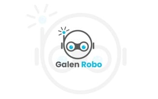 Robotic brand logo template