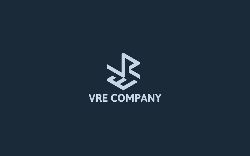 V+R+E Abstract logo design template Logo Template