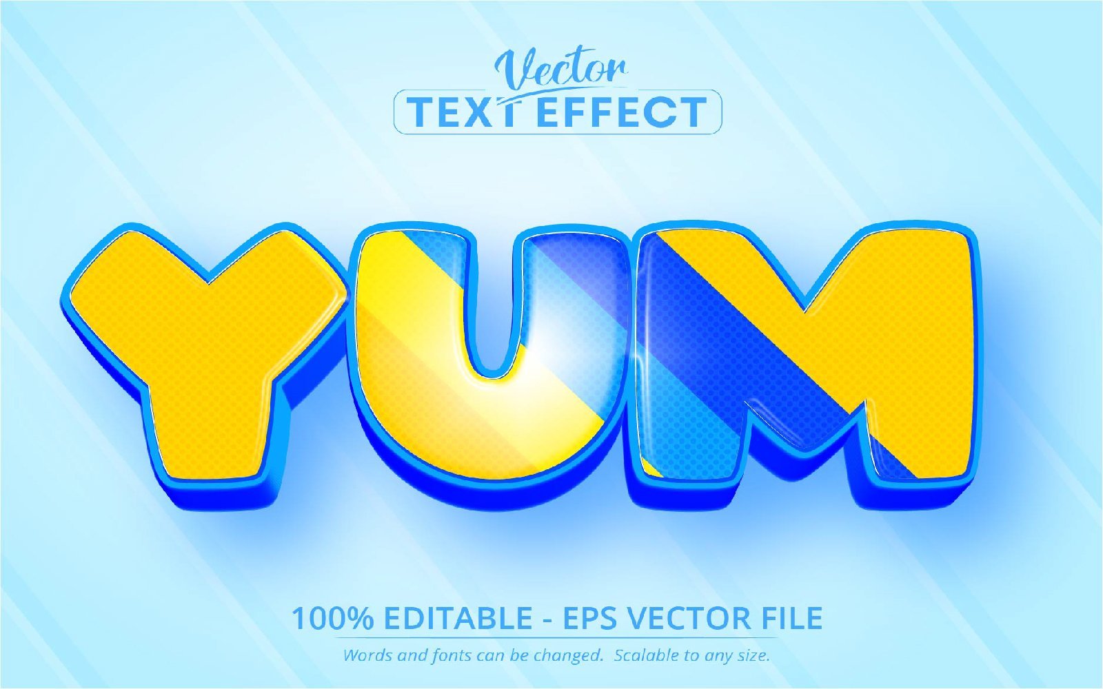 Template #219457 Effect Text Webdesign Template - Logo template Preview