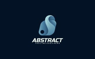 Abstract Gradient Color Logo Template