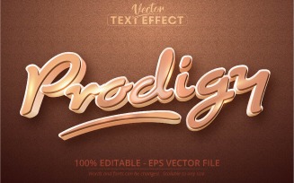 Prodigy - Cartoon Style, Editable Text Effect, Font Style, Graphics Illustration