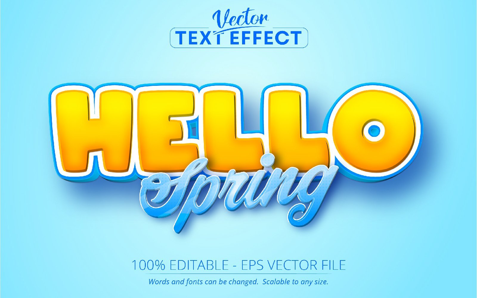 Template #219681 Effect Text Webdesign Template - Logo template Preview