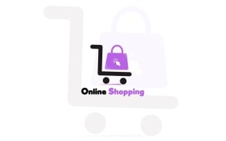 Online Shopping Store Logo Template