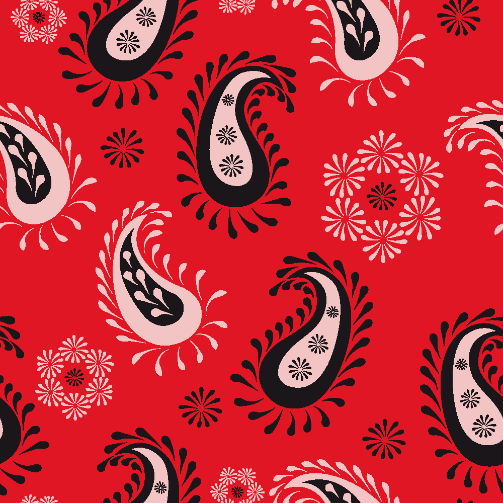 Floral Pattern Paisley Style gf