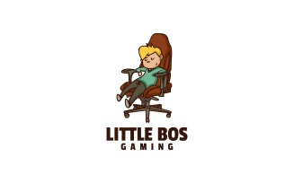 Little Boss Cartoon Logo Style