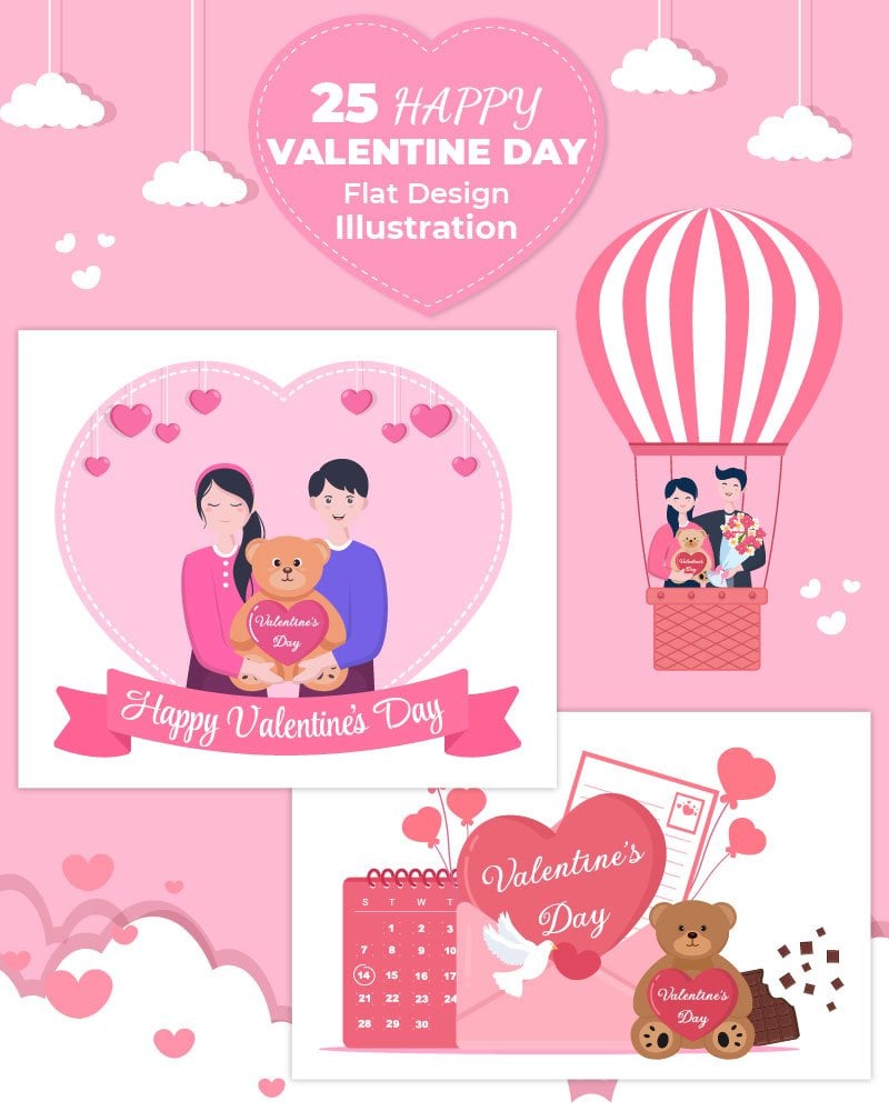 Kit Graphique #219862 Valentines Day Divers Modles Web - Logo template Preview