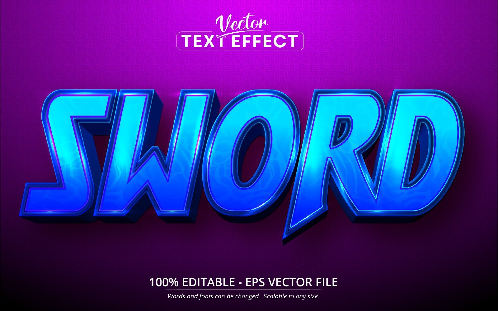 Template #219875 Effect Text Webdesign Template - Logo template Preview