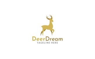 Deer Dream Logo Design Template