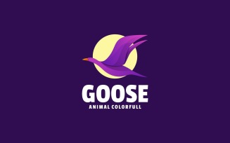 Goose Gradient Color Logo Style