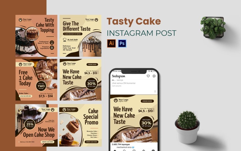 Business Webinar Instagram Post Template Social Media