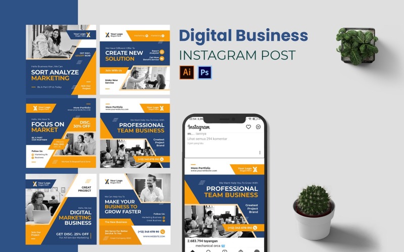 Digital Business Instagram Post Social Media