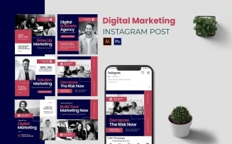 Digital Marketing Instagram Post Template