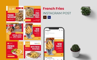 French Fries Instagram Post