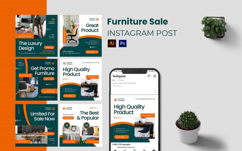 Furniture Sales Instagram Post Social Media