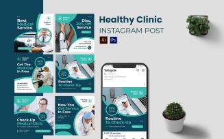 Healthy Clinic Instagram Post