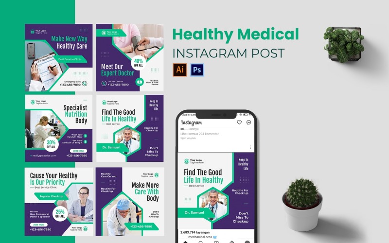 Healthy Medical Instagram Post Social Media