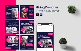 Hiring Designer Instagram Post