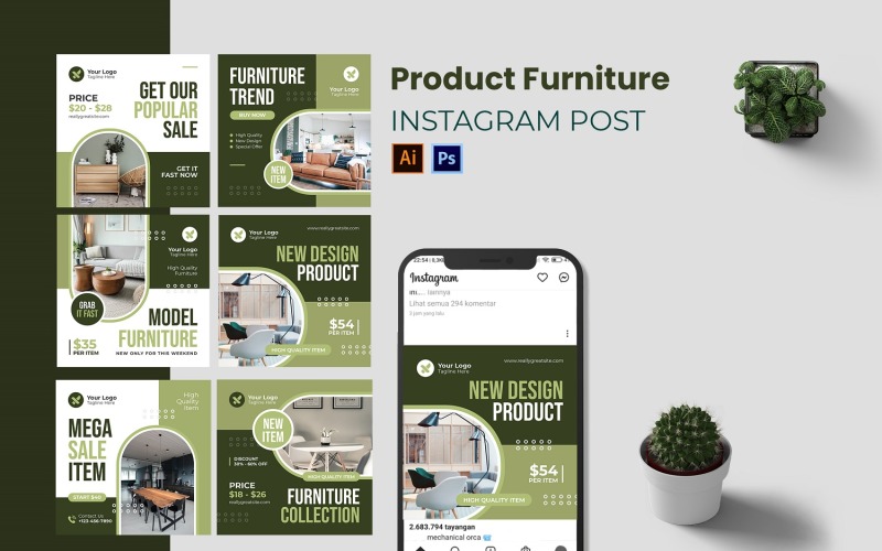 Product Furniture Instagram Post Social Media