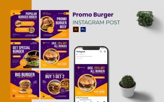 Promo Burger Instagram Post