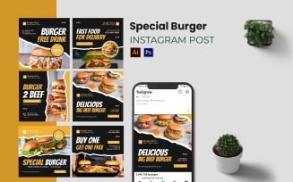 Special Burger Instagram Post