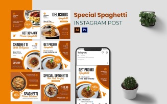 Special Spaghetti Instagram Post