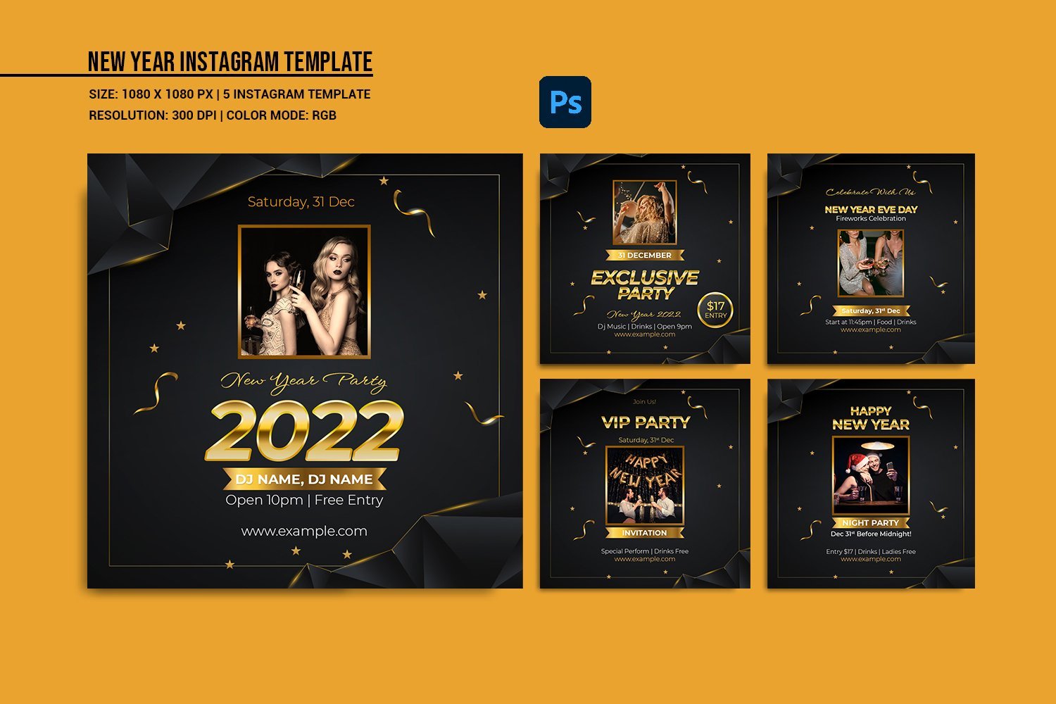 Kit Graphique #220153 New Year Divers Modles Web - Logo template Preview