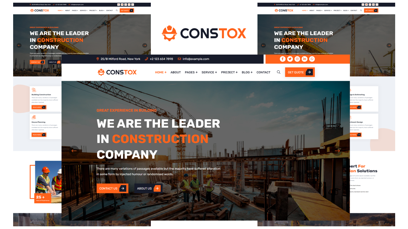 Constox - Construction HTML5 Template