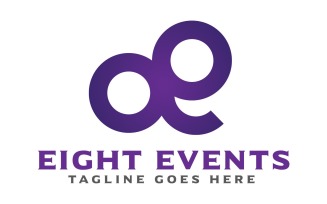 Eight Events Company Logo Design