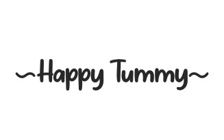 Happy Tummy Handwriting Font