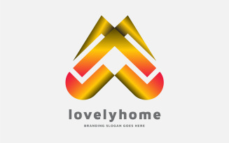 Sweet Lovely Home Logo Template
