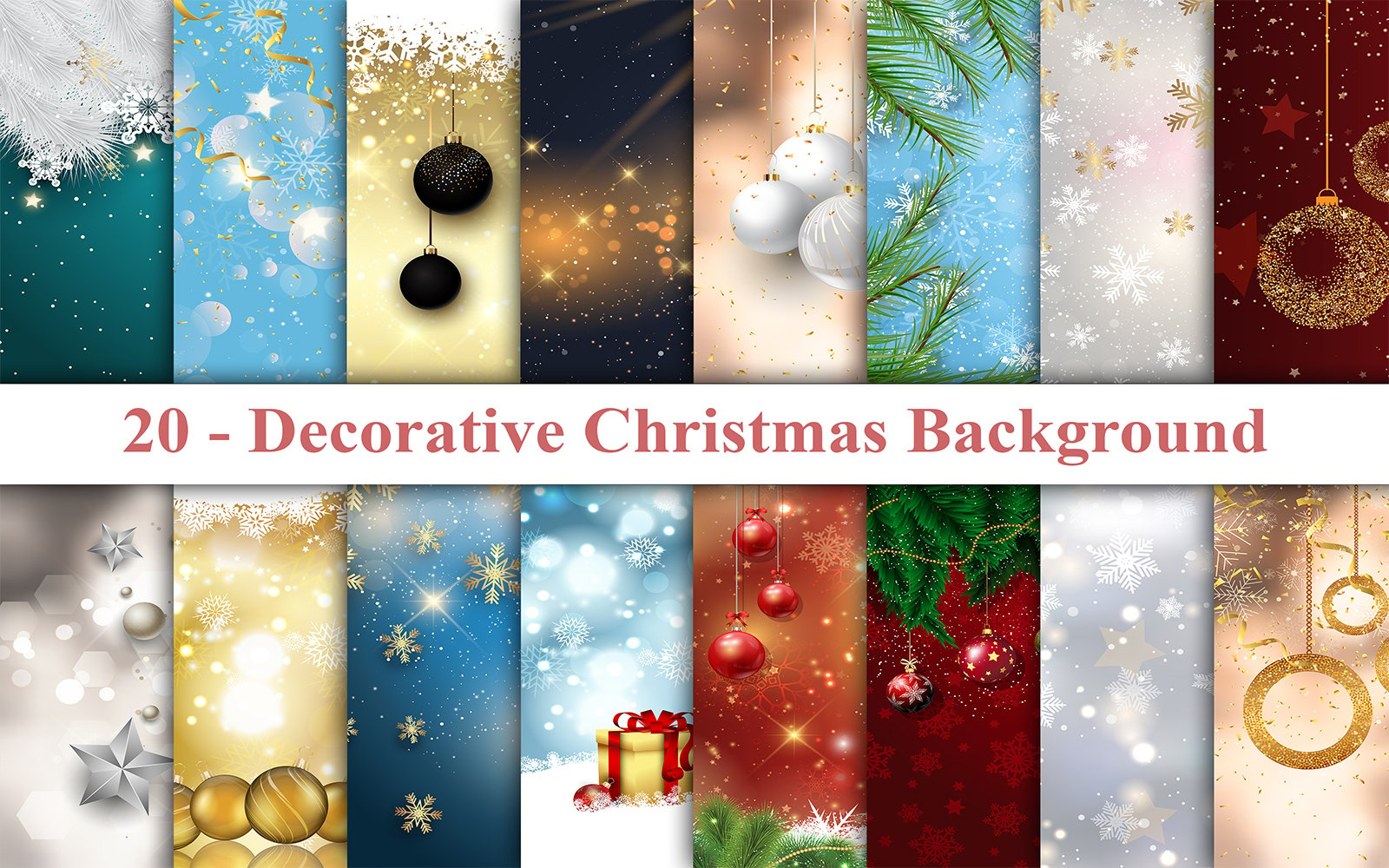 Kit Graphique #220327 Decorative Christmas Divers Modles Web - Logo template Preview