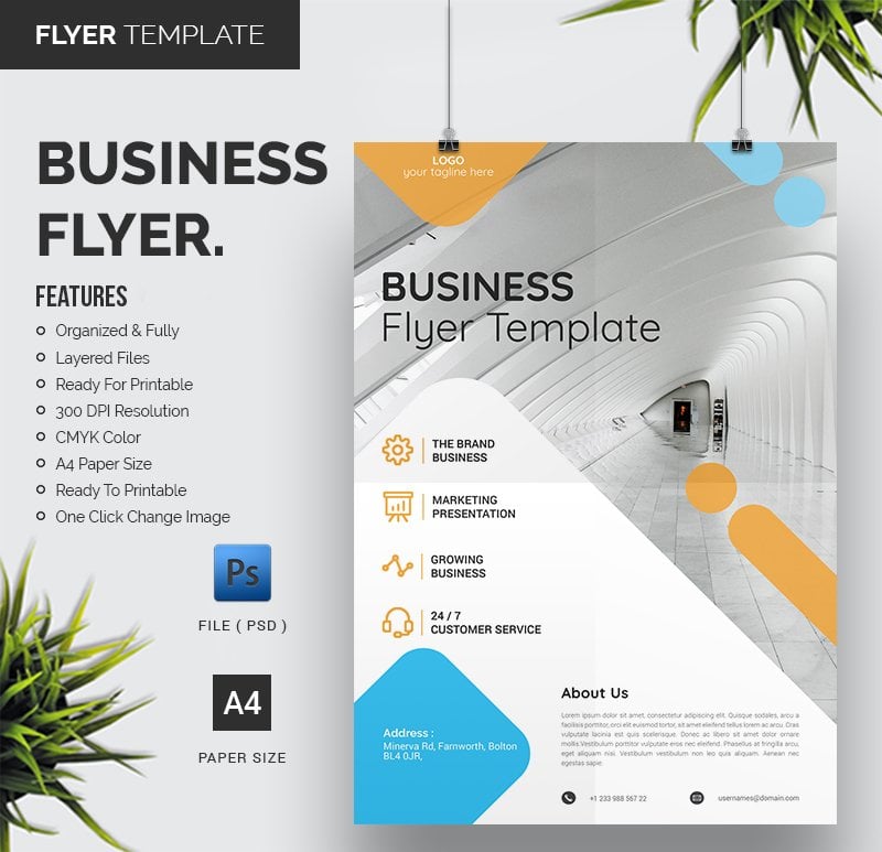 Template #220330 Flyer Poster Webdesign Template - Logo template Preview
