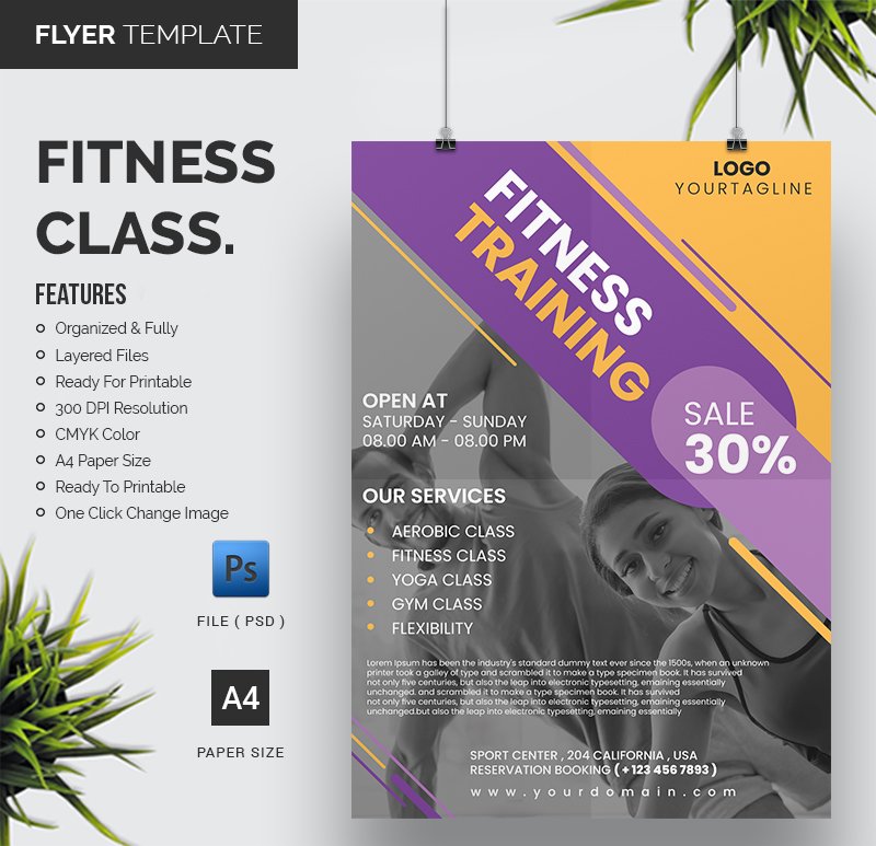 Template #220333 Page Flyer Webdesign Template - Logo template Preview