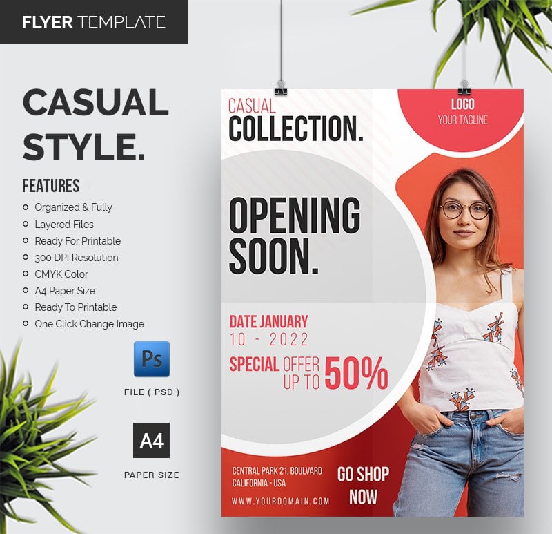 Template #220336 Page Poster Webdesign Template - Logo template Preview