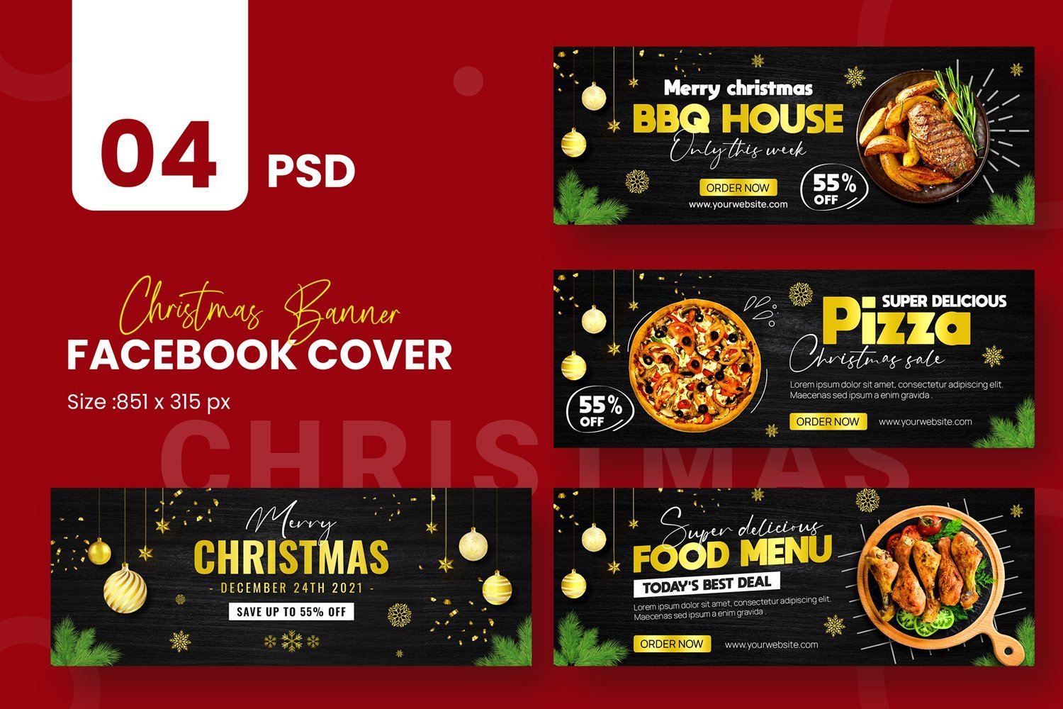 Kit Graphique #220349 Christmas Facebook Divers Modles Web - Logo template Preview