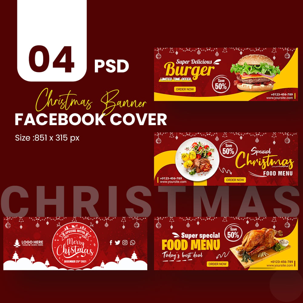 Kit Graphique #220351 Christmas Facebook Divers Modles Web - Logo template Preview