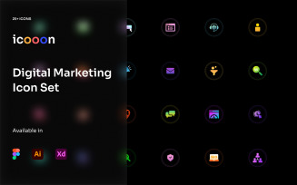 Icooon - Digital Marketing Icon Set