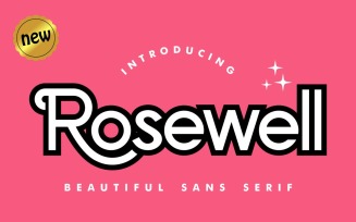 Rosewell - Sans Serif Font