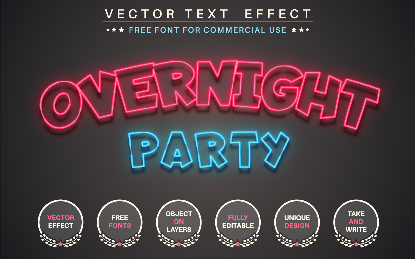 Kit Graphique #220416 Effet Font Web Design - Logo template Preview