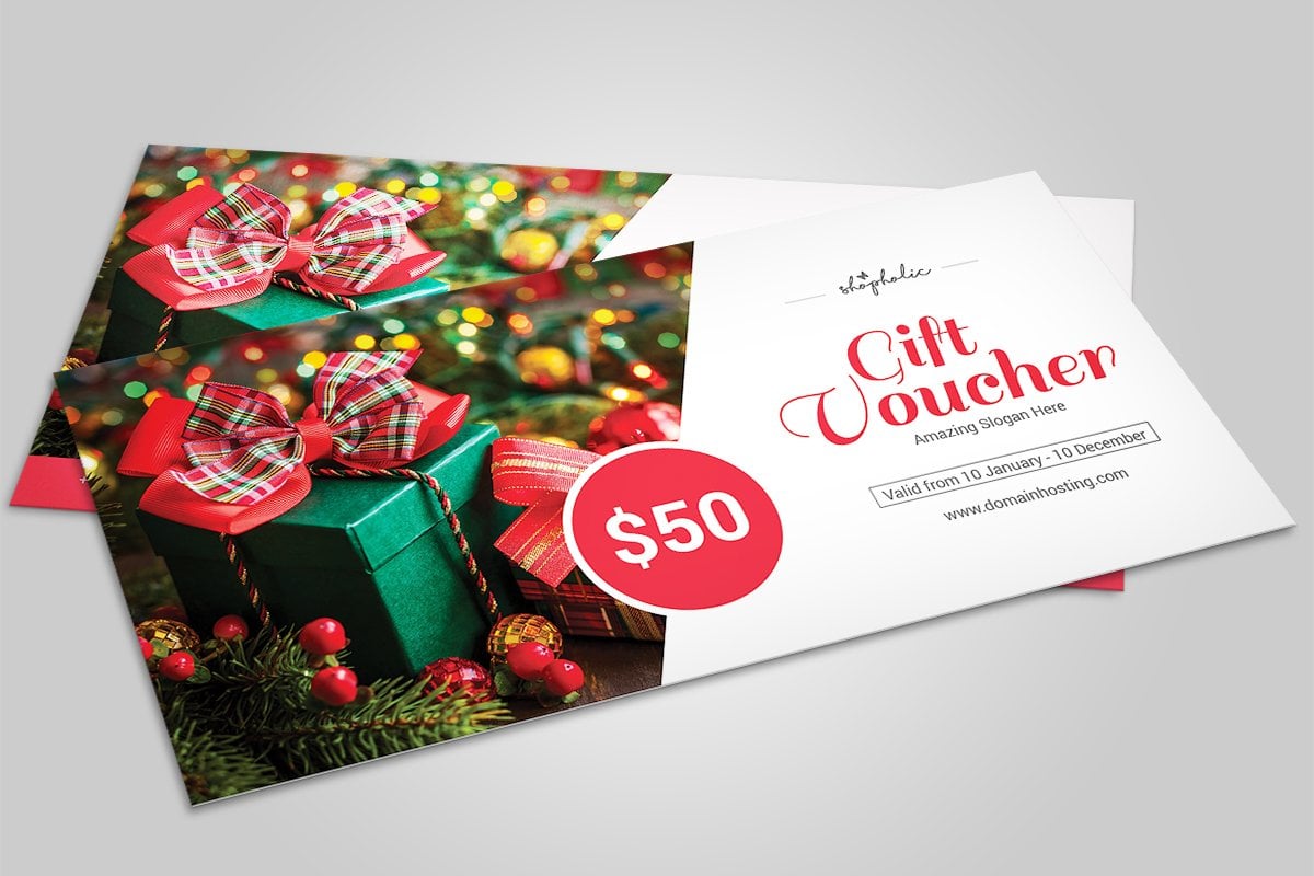 Template #220417 Voucher Christmas Webdesign Template - Logo template Preview