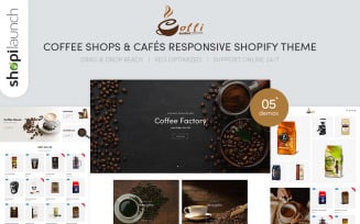 Coffi - Coffee Shops & Cafés Responsive Shopify Theme