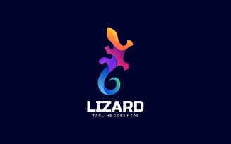 Lizard Gradient Colorful Logo Style