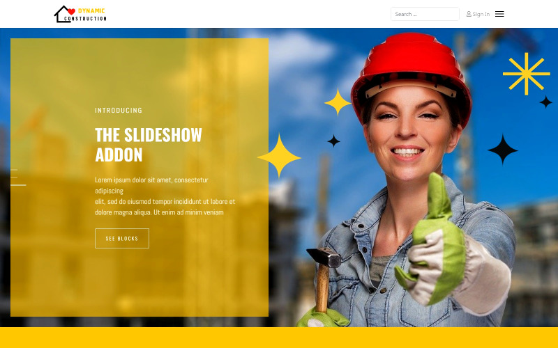 JL Dynamic Construction Joomla4-5 Template Joomla Template