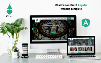 Kiran - Charity Non-Profit - Angular Website Template