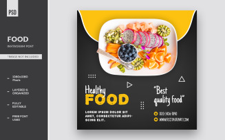 Healthy Food Instagram Post Ads