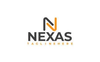 Nexas N Letter Logo Design Template